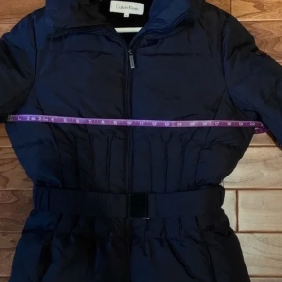 Calvin Klein Quilted Down Jacket Coat Large* - Picture 3 of 7
